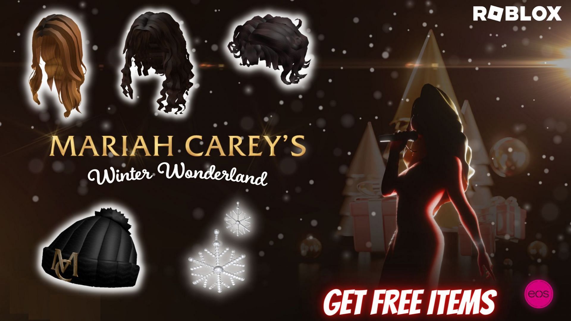 How to get all free items from Mariah Carey Concert Experience in Roblox